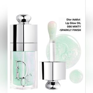 Dior Addict Lip Glow OiL 086 MINTY-SPARKLY FINISH. BNIB